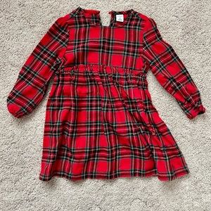 Old Navy red plaid dress
